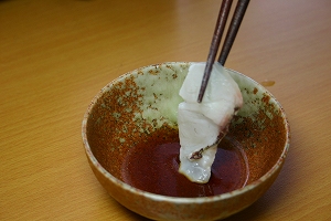 鰤しゃぶの食べ方3